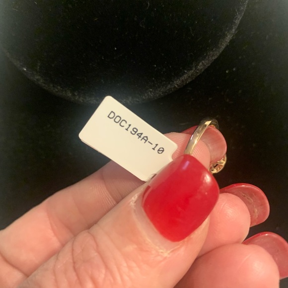 JTV NWT Morganite with White Zircon 18k Rose Gold Over Steeling Ring - Picture 4 of 6